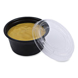 Boardwalk® Souffle/Portion Cup Lids, Fits 1.5 oz and 2 oz Portion Cups, Clear, 2,500/Carton (BWKPRTLID2) Case of 1000