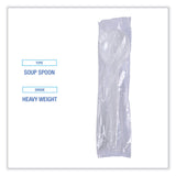 Boardwalk® Heavyweight Polystyrene Cutlery, Soup Spoon, White, 1000/Carton (BWKSOUPHWPSWH) Case of 1000