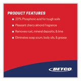 Betco® Stix Toilet Bowl Cleaner, Cherry Almond Scent, 32 oz Bottle, 12/Carton (BET761200) Case of 12