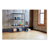 Safco® Commercial Wire Shelving, Three-Shelf, 48w x 18d x 72h, Black (SAF5241BL)