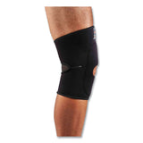 ergodyne® ProFlex 615 Open Patella Anterior Pad Knee Sleeve, Medium, Black, Ships in 1-3 Business Days (EGO16533) Each