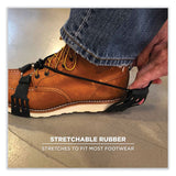 ergodyne® Trex 6310 Adjustable Slip-On Ice Cleats, Medium, Black, Pair, Ships in 1-3 Business Days (EGO16773) 1 Pair