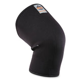 ergodyne® ProFlex 600 Neoprene Single Layer Knee Sleeve, 2X-Large, Black, Ships in 1-3 Business Days (EGO16506) Each