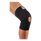 ergodyne® ProFlex 615 Open Patella Anterior Pad Knee Sleeve, 2X-Large, Black, Ships in 1-3 Business Days (EGO16536) Each