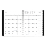 AT-A-GLANCE® Contempo Lite Academic Year Weekly/Monthly Planner, 8.75 x 7.87, Black Cover, 12-Month (July to June): 2025 to 2026 (AAG7058XL05) Each