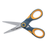 Westcott® Titanium Bonded Scissors, 5" Long, Gray/Orange Straight Handle (WTC14881) Each