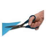 Westcott® Value Line Stainless Steel Shears, 8" Long, 3.5" Cut Length, Black Straight Handle (ACM13135) Each