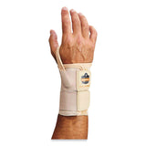 ergodyne® ProFlex 4010 Double Strap Wrist Support, Small, Fits Left Hand, Tan, Ships in 1-3 Business Days (EGO70132) Each