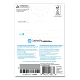 HP Premium Plus Photo Paper, 11.5 mil, 4 x 6, Glossy White, 100/Pack (HEWCR668A) Each