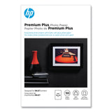 HP Premium Plus Photo Paper, 11.5 mil, 4 x 6, Soft-Gloss White, 100/Pack (HEWCR666A) Each