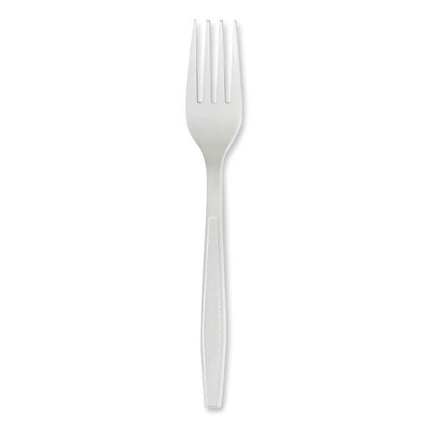 Boardwalk® Heavyweight Polypropylene Cutlery, Fork, White, 1000/Carton (BWKFORKHWPPWH)