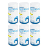 Boardwalk® Disinfecting Wipes, 7 x 8, Lemon Scent, 75/Canister, 6 Canisters/Carton (BWK455W75) Case of 6