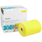 McKesson CanDo® Exercise Resistance Band Yellow 5 Inch X 50 Yard X-Light Resistance (1073307_EA) 1/EA