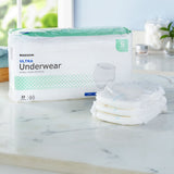 McKesson Ultra Unisex Adult Absorbent Underwear Pull On with Tear Away Seams Small Disposable Heavy Absorbency (884175_CS) 4/CS