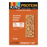 KIND Protein Bars, Crunchy Peanut Butter, 1.76 oz, 12/Pack (KND26026) Pack of 12