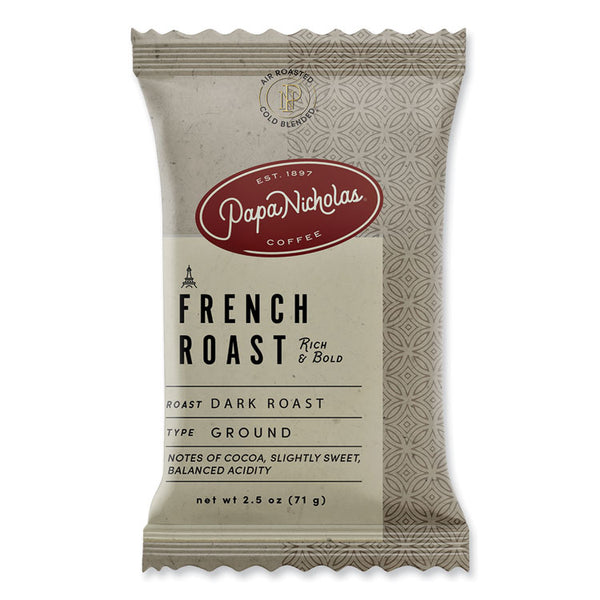 PapaNicholas® Coffee Premium Coffee, French Roast, 18/Carton (PCO25183)