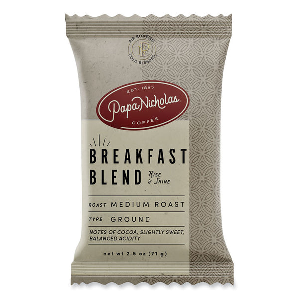 PapaNicholas® Coffee Premium Coffee, Breakfast Blend, 18/Carton (PCO25184)