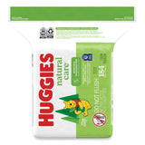 Huggies® Natural Care Sensitive Baby Wipes, 1-Ply, 3.88 x 6.6, Unscented, White, 184/Pack, 3 Packs/Carton (KCC31816) Case of 552
