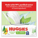 Huggies® Natural Care Sensitive Baby Wipes, 1-Ply, 3.88 x 6.6, Unscented, White, 184/Pack, 3 Packs/Carton (KCC31816) Case of 552