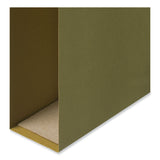 Universal® Box Bottom Hanging File Folders, 2" Capacity, Legal Size, 1/5-Cut Tabs, Standard Green, 25/Box (UNV14152) Box of 25