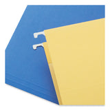 Universal® Deluxe Reinforced Recycled Hanging File Folders, Letter Size, 1/5-Cut Tabs, Assorted, 25/Box (UNV34112) Box of 25
