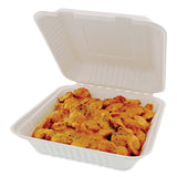 Boardwalk® Bagasse PFAS-Free Food Containers, 1-Compartment, 9 x 1.93 x 9, White, Bamboo/Sugarcane, 100/Carton (BWKHNGE991CNPFA) Case of 200