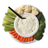 Boardwalk® Bagasse PFAS-Free Dinnerware, Plate, 10" dia, White, 500/Carton (BWKPLATE10NPFA) Case of 500