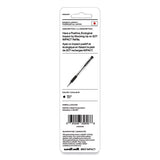 uniball® Refill for Gel IMPACT Gel Pens, Bold Conical Tip, Black Ink, 2/Pack (UBC65808) Pack of 2