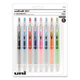 uniball® Signo 207 Gel Pen, Retractable, Medium 0.7 mm, Assorted Ink and Barrel Colors, 8/Pack (UBC1739929) Set of 8