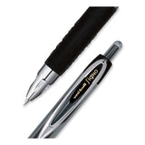 uniball® 207 Signo Gel Ultra Micro Gel Pen, Retractable, Extra-Fine 0.38 mm, Black Ink, Clear/Black Barrel (UBC1790922) 1 Dozen