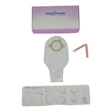 Safe n Simple™ Ostomy Pouch Two-Piece System 12 Inch Length Without Barrier Drainable (1242510_BX) 10/BX