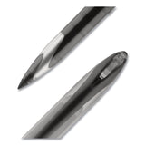 uniball® AIR Porous Rollerball Pen, Medium 0.7 mm, Black Ink/Barrel, Dozen (UBC1927631) 1 Dozen
