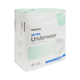 McKesson Ultra Unisex Adult Absorbent Underwear Pull On with Tear Away Seams 2X-Large Disposable Heavy Absorbency (724919_CS) 4/CS