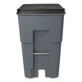 Rubbermaid® Commercial Brute Roll-Out Heavy-Duty Container, 95 gal, Polyethylene, Gray (RCP9W22GY) Each