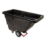 Rubbermaid® Commercial Rotomolded Tilt Truck, 202 gal, 450 lb Capacity, Plastic, Black (RCP1304BLA) Each
