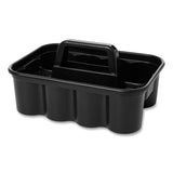 Rubbermaid® Commercial Commercial Deluxe Carry Caddy, Eight Compartments, 15 x 7.4, Black (RCP315488BLA) Each