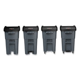 Rubbermaid® Commercial Square Brute Rollout Container, 50 gal, Molded Plastic, Gray (RCP9W27GY) Each