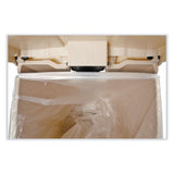 Rubbermaid® Commercial Indoor Utility Step-On Waste Container, 12 gal, Plastic, Beige (RCP6144BEI) Each