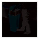 Rubbermaid® Commercial Indoor Utility Step-On Waste Container, 23 gal, Plastic, Red (RCP6146RED) Each