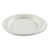 Boardwalk® Bagasse PFAS-Free Dinnerware, Plate, 6" dia, White, 1,000/Carton (BWKPLATEWF6NPFA) Case of 1000