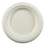 Boardwalk® Bagasse PFAS-Free Dinnerware, Plate, 6" dia, White, 1,000/Carton (BWKPLATEWF6NPFA) Case of 1000