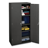 HON® Assembled Storage Cabinet, 36w x 18.13d x 71.75h, Charcoal (HONSC1872S) Each
