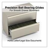 Alera® Lateral File, 2 Legal/Letter-Size File Drawers, Putty, 36" x 18.63" x 28" (ALEHLF3629PY) Each