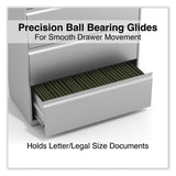 Alera® Lateral File, 4 Legal/Letter-Size File Drawers, Light Gray, 36" x 18.63" x 52.5" (ALEHLF3654LG) Each