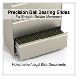Alera® Lateral File, 4 Legal/Letter-Size File Drawers, Putty, 36" x 18.63" x 52.5" (ALEHLF3654PY) Each