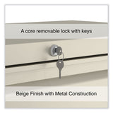 Alera® Lateral File, 4 Legal/Letter-Size File Drawers, Putty, 36" x 18.63" x 52.5" (ALEHLF3654PY) Each