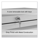 Alera® Lateral File, 5 Legal/Letter/A4/A5-Size File Drawers, Light Gray, 36" x 18.63" x 67.63" (ALEHLF3667LG) Each