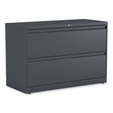 Alera® Lateral File, 2 Legal/Letter-Size File Drawers, Charcoal, 42" x 18.63" x 28" (ALEHLF4229CC) Each