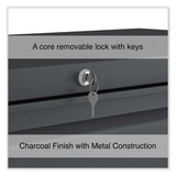 Alera® Lateral File, 2 Legal/Letter-Size File Drawers, Charcoal, 42" x 18.63" x 28" (ALEHLF4229CC) Each