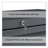 Alera® Lateral File, 3 Legal/Letter/A4/A5-Size File Drawers, Charcoal, 42" x 18.63" x 40.25" (ALEHLF4241CC) Each